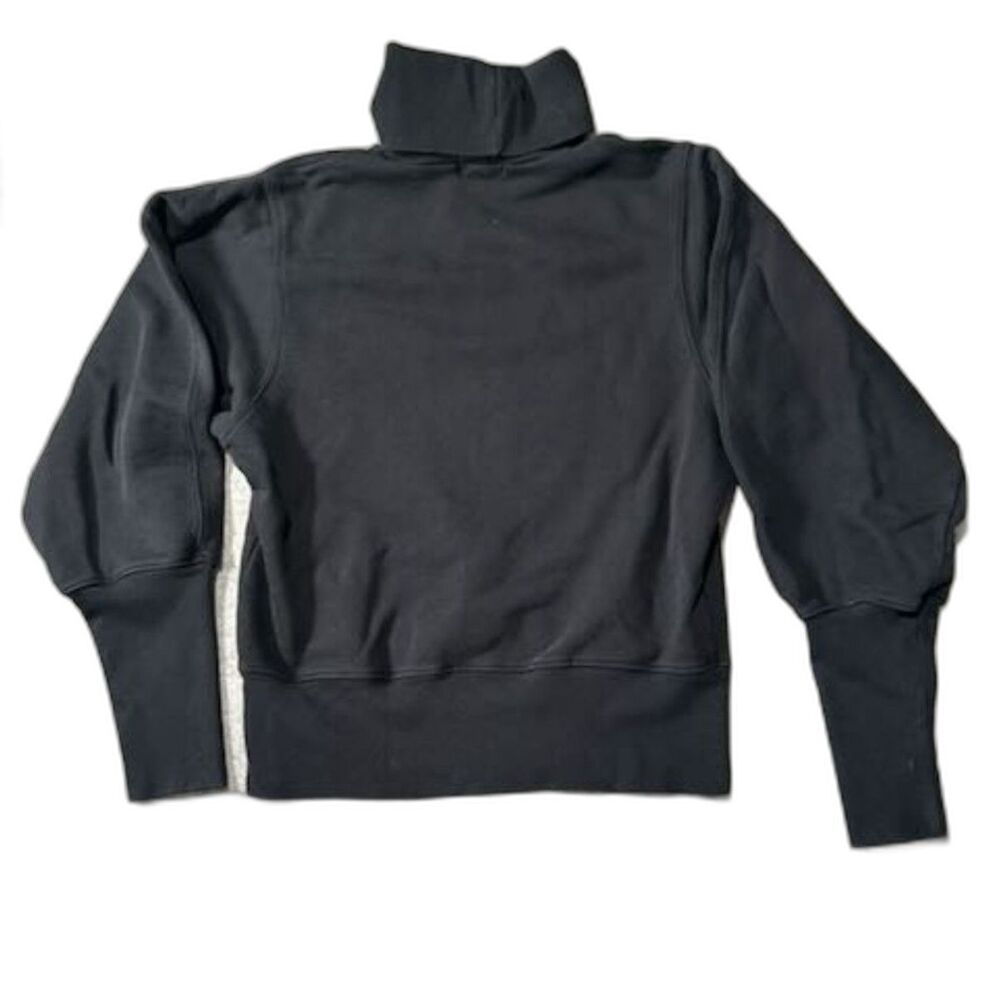 AGOLDE Black Turtleneck Sweatshirt Women's XS 100% Cotton Made USA Oversized